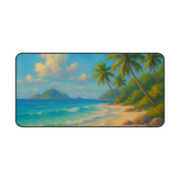 Paradise Shores Island Beach Desk Mat