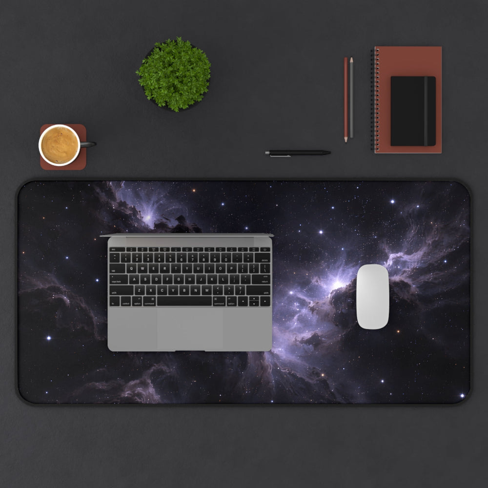 Void Nebula – Deep Space Minimal XXL Desk Mat – Zyphenzx
